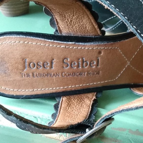 Josef Seibel leather sandals size 40 - Picture 7 of 9